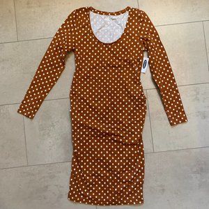 Old Navy Maternity Polka Dot Bodycon Dress